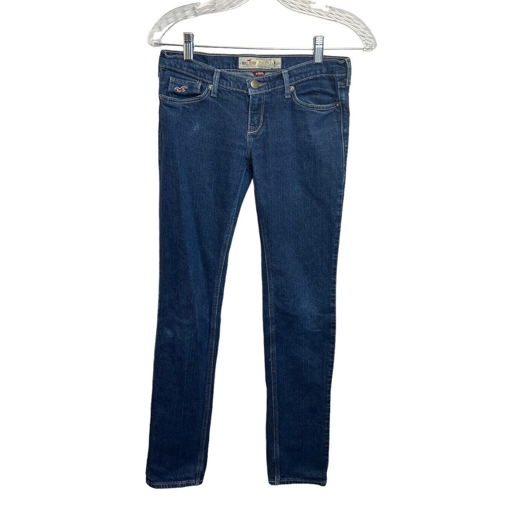 Women's Hollister Dark Wash Skinny Denim Jeans Size 1 Regular